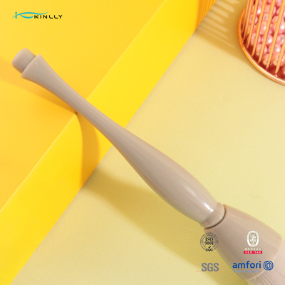 Set di pennelli cosmetico della grande della polvere della spazzola spazzola all'ingrosso di trucco con la maniglia di plastica ed il puntale di alluminio