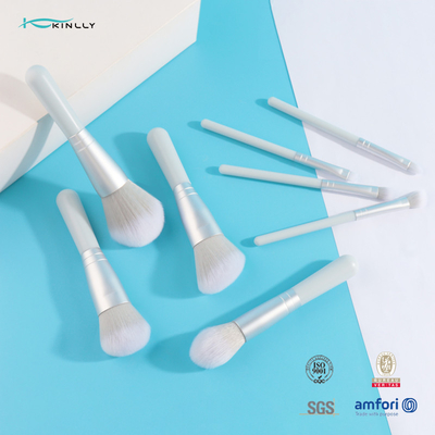 breve maniglia Kit With Soft Synthetic Bristles di 8pcs Mini Size Makeup Brushes Small MQO