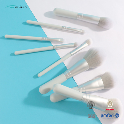 breve maniglia Kit With Soft Synthetic Bristles di 8pcs Mini Size Makeup Brushes Small MQO