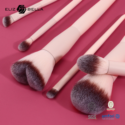 i capelli di nylon della maniglia 8pcs di colori cosmetici di legno dei set di pennelli due compongono gli strumenti di bellezza