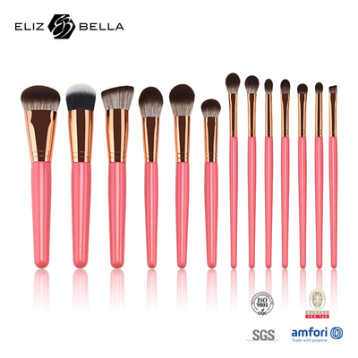 8pcs Beauty Cosmetic Brush Set Maniglia di legno Personal Label Makeup Brush Set