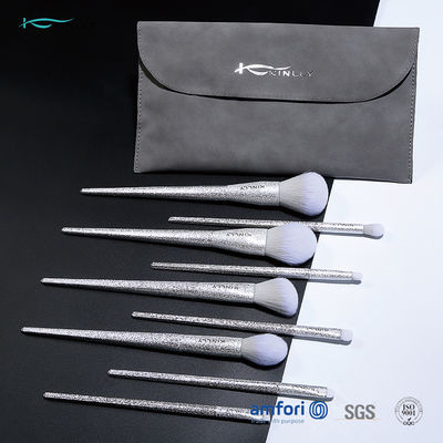 9pcs che placca la borsa piena di Kit With Brushes With Brush di trucco 3D