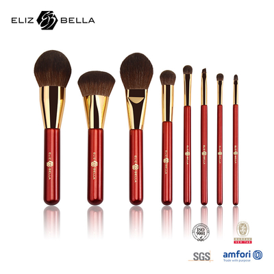 OEM Professional Makeup Brush Set Oro Ferrule di rame e maniglia di legno