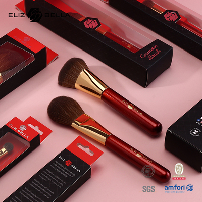 OEM Professional Makeup Brush Set Oro Ferrule di rame e maniglia di legno