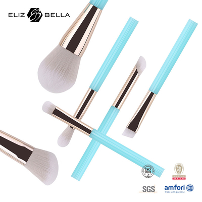 6pcs OEM Macchiaio Occhi spazzole per la cura della bellezza, Cruelty Free sintetici capelli Macchiaio spazzola Kit