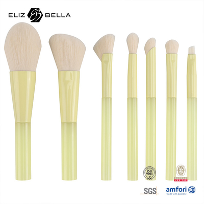 Personalizzazione OEM Design Pinselli di trucco con ferrule di alluminio lucido
