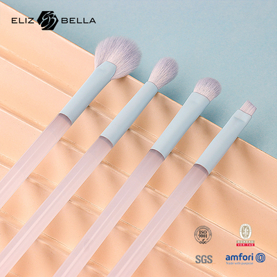 Manico di plastica LOGO personalizzato Accettato Pinselli di lusso per il trucco Pinselli per la funzione del trucco,100% capelli sintetici