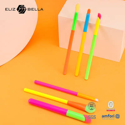 14pcs Set di spazzole per il trucco personalizzato Manico colorato e ferrule in alluminio inclusi