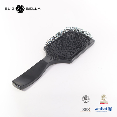 Massaggio capelli a onde curve Squadrato Spazzola per capelli a sfiato a curva cava Spazzola per capelli con ventola