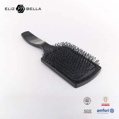 Massaggio capelli a onde curve Squadrato Spazzola per capelli a sfiato a curva cava Spazzola per capelli con ventola