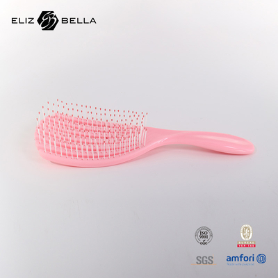 Pellettina per capelli a spirale a misura per capelli bagnati e asciutti, pettine circolare, massaggio quadrato, pagaia, spazzola per capelli detangolari per capelli ricci