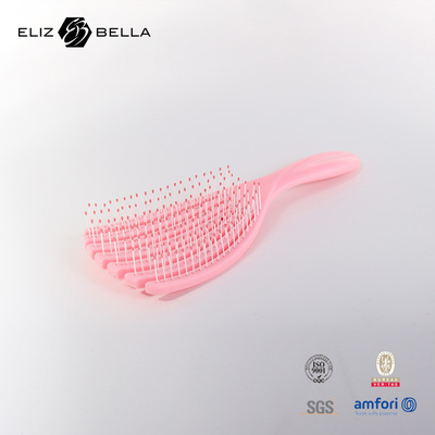 Pellettina per capelli a spirale a misura per capelli bagnati e asciutti, pettine circolare, massaggio quadrato, pagaia, spazzola per capelli detangolari per capelli ricci