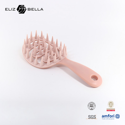 Capelli lisci senza nodi Massaggio capelluto Spazzola per capelli Portatile Spazzola per shampoo a doppio uso asciutto e bagnato
