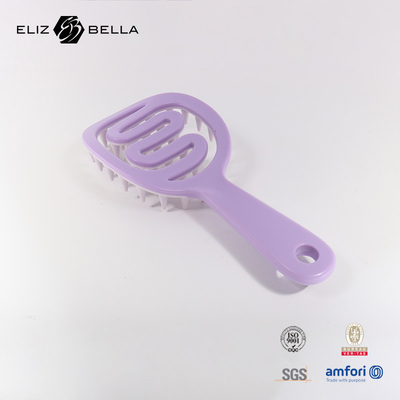Capelli lisci senza nodi Massaggio capelluto Spazzola per capelli Portatile Spazzola per shampoo a doppio uso asciutto e bagnato