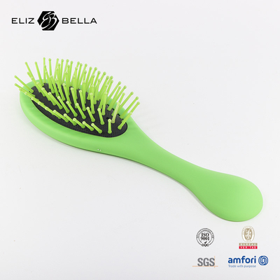 Logo personalizzato Nuovo design 100% Labirinto Biodegradabile Spazzola per capelli curva a sfiato Detangling Spazzola per capelli per donne pettine ricci