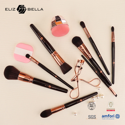 Set di spazzole cosmetiche personalizzate per l'applicazione BLUSHER da fornitori professionali