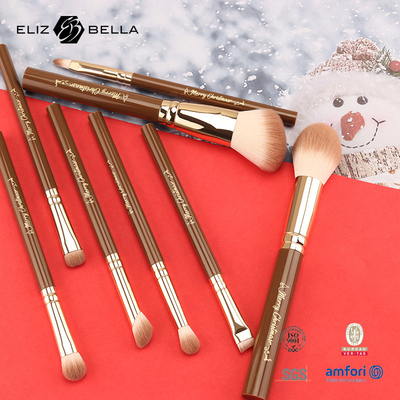 Set di spazzole per il trucco da viaggio utilizzato con BLUSHER, CONCEALER, matita per sopracciglia, Eyeliner, ordini OEM / ODM benvenuti