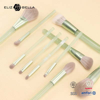 Set di spazzole per il trucco quotidiano per gli appassionati di trucco,Set di spazzole cosmetici con maniglia di plastica