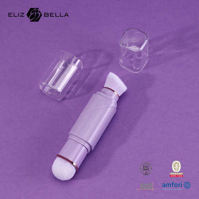2 in 1 Design spazzola retrattile morbida resistente realizzata in modo responsabile 100% vegano spazzole per trucco per capelli in nylon per salone/casa/regalo