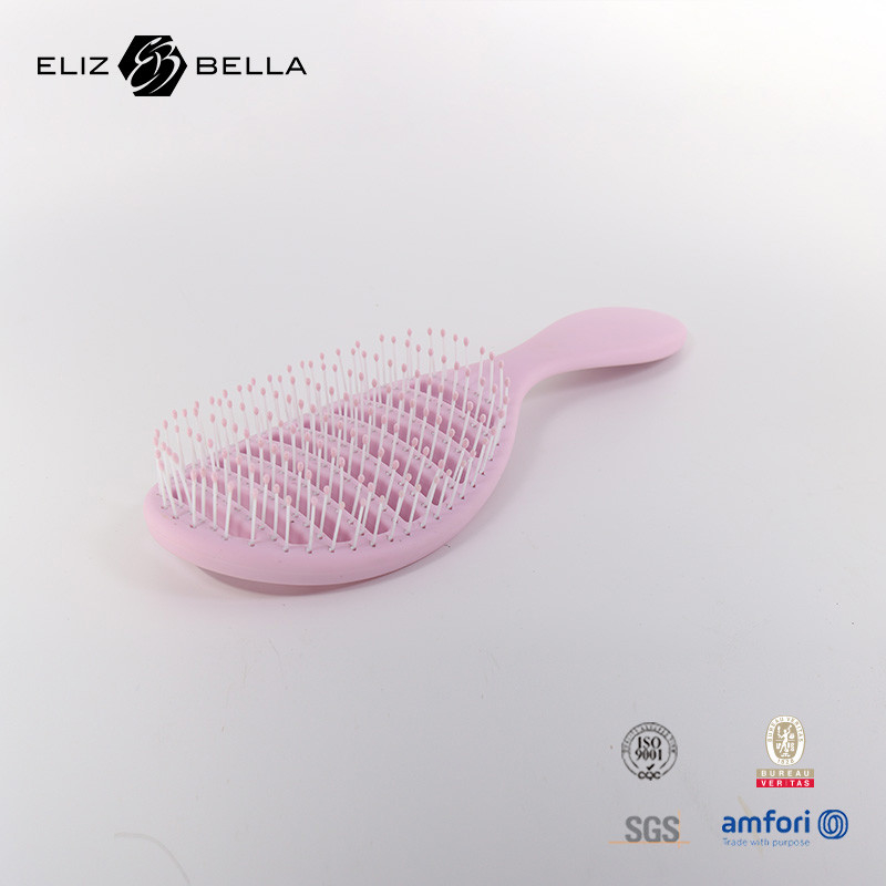 Spazzola per capelli di marca privata pettine comune pettine personalizzata pennello morbido per la facile rimozione di grovigli
