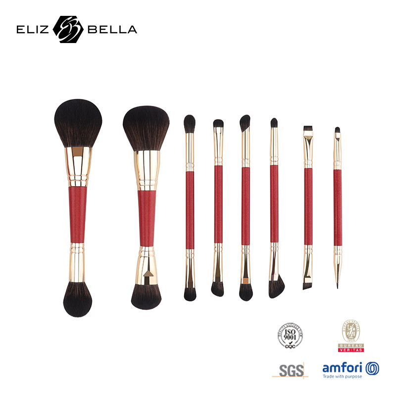 Collegamento di spazzole per trucco in materiale ferrule in alluminio