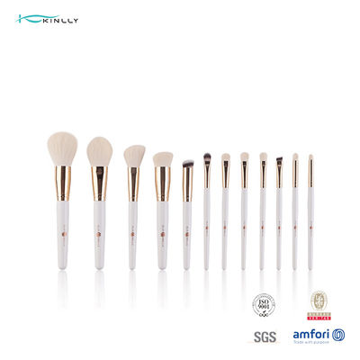 Le spazzole di nylon su ordinazione di viaggio dei capelli 12pcs hanno messo la maniglia di legno naturale