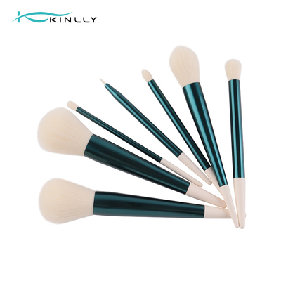 Kit di utensili cosmetici dei capelli della maniglia della resina di trucco di bellezza di nylon morbida del set di pennelli